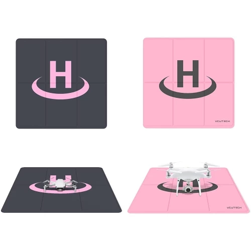 VCUTECH Drone Landing Pad 25 Inch(65cm) For DJI Mavic 3 | Mavic Air 2/2S | Mavic Mini 2/1/SE | Mavic 2 Pro/Zoom | DJI FPV | DJI Phantom | Drone Accessories(Pink) 5 VCUTECH Drone Landing Pad 25 Inch(65cm) For DJI Mavic 3 | Mavic Air 2/2S | Mavic Mini 2/1/SE | Mavic 2 Pro/Zoom | DJI FPV | DJI Phantom | Drone Accessories(Pink) - Image 3