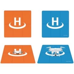 VCUTECH Drone Landing Pad 25 Inch(65cm) For DJI Mavic 3 | Mavic Air 2/2S | Mavic Mini 2/1/SE | Mavic 2 Pro/Zoom | DJI FPV | DJI Phantom | Drone Accessories(Blue) -Outdoor Camera Shop 15906555 2