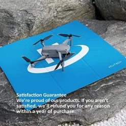 VCUTECH Drone Landing Pad 25 Inch(65cm) For DJI Mavic 3 | Mavic Air 2/2S | Mavic Mini 2/1/SE | Mavic 2 Pro/Zoom | DJI FPV | DJI Phantom | Drone Accessories(Blue) -Outdoor Camera Shop 15906555 4