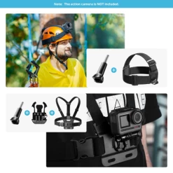 AKASO Action Camera Accessories Kit 14 In 1 For AKASO EK7000/ EK7000 Pro/Brave 4/Brave 7 LE/Brave 7/Brave 8/V50X/V50 Pro/V50 Elite/ Go Pro Hero 9 Outdoor Sports -Outdoor Camera Shop 15914402 3