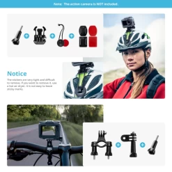 AKASO Action Camera Accessories Kit 14 In 1 For AKASO EK7000/ EK7000 Pro/Brave 4/Brave 7 LE/Brave 7/Brave 8/V50X/V50 Pro/V50 Elite/ Go Pro Hero 9 Outdoor Sports -Outdoor Camera Shop 15914402 4