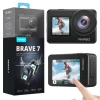 AKASO Brave 7 4K30FPS 20MP WiFi Action Camera With Touch Screen IPX8 33FT Waterproof Camera EIS 2.0 Zoom Support External Mic Voice Control With 2X 1350mAh Batteries Vlog Camera 1 AKASO Brave 7 4K30FPS 20MP WiFi Action Camera With Touch Screen IPX8 33FT Waterproof Camera EIS 2.0 Zoom Support External Mic Voice Control With 2X 1350mAh Batteries Vlog Camera -Outdoor Camera Shop 15934582