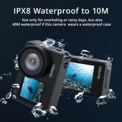 AKASO Brave 7 4K30FPS 20MP WiFi Action Camera With Touch Screen IPX8 33FT Waterproof Camera EIS 2.0 Zoom Support External Mic Voice Control With 2X 1350mAh Batteries Vlog Camera -Outdoor Camera Shop 15934582 4