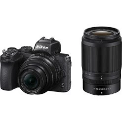 Refurbished (Good) - Nikon Z50 Mirrorless Camera With NIKKOR Z DX 16-50mm & 50-250mm VR Lens