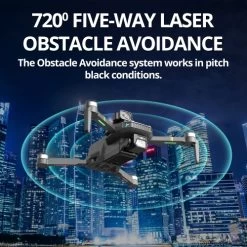 The Bigly Brothers E59 Mark III Delta Orange Superior Edition, GPS Drone, 4k Camera, 1 Key Return Home, All Around Obstacle Avoidance, New Release, Carrying Case & 2 Batt Included -Outdoor Camera Shop 15951415 5