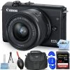 Canon® Canon EOS M200 Mirrorless Digital Camera With 15-45mm Lens (Black) + 64GB Bundle -Outdoor Camera Shop 15962602