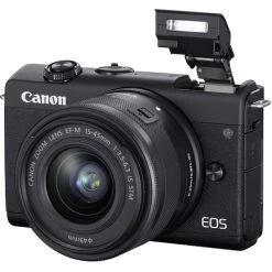 Canon® Canon EOS M200 Mirrorless Digital Camera With 15-45mm Lens (Black) + 64GB Bundle -Outdoor Camera Shop 15962602 2