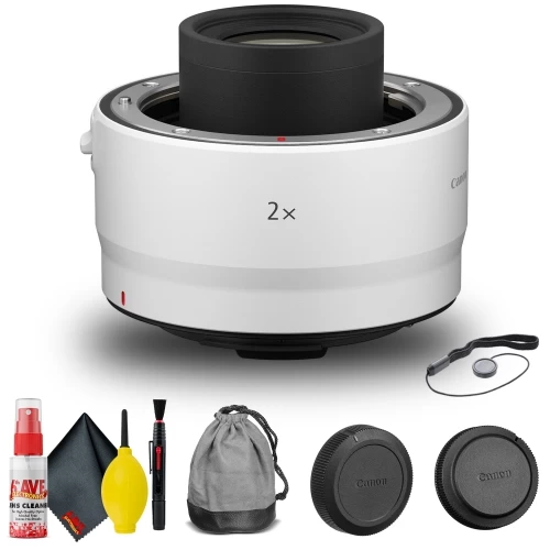 Canon® Canon Extender RF 2x (4114C002) + Cap Keeper + Cleaning Kit Base Bundle 3 Canon® Canon Extender RF 2x (4114C002) + Cap Keeper + Cleaning Kit Base Bundle