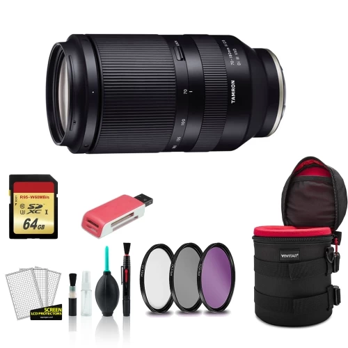 Tamron 70-180mm Lens For Sony E - Kit With 64GB Memory Card + More 3 Tamron 70-180mm Lens For Sony E - Kit With 64GB Memory Card + More