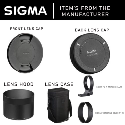 Sigma 150-600mm F/5-6.3 DG OS HSM Contemporary Lens For Nikon F W/Accessories 8 Sigma 150-600mm F/5-6.3 DG OS HSM Contemporary Lens For Nikon F W/Accessories - Image 6