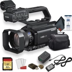 Sony HXR-MC88 Full HD Camcorder With Large Soft Case, 32GB Memory Card, Memory Card Reader And More - Starter Bundle