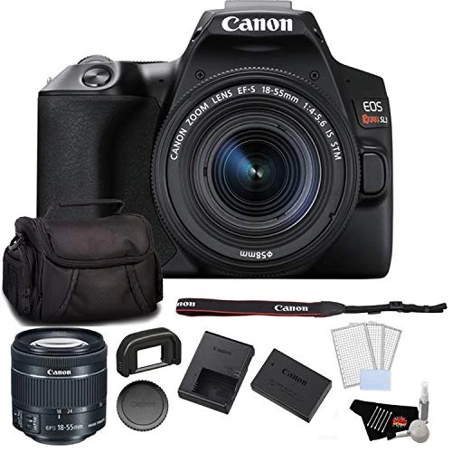 Canon® Canon EOS Rebel SL3 DSLR Camera With 18-55mm Lens (Black) Bundle With LCD Screen Protectors + Carrying Case And More 8 Canon® Canon EOS Rebel SL3 DSLR Camera With 18-55mm Lens (Black) Bundle With LCD Screen Protectors + Carrying Case And More - Image 6