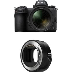 Nikon Z6 FX-Format Mirrorless Camera Body W/NIKKOR Z 24-70mm F/4 S With Nikon Mount Adapter FTZ II