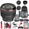 Canon® Canon EF 85mm F/1.2L II USM Lens (1056B002) + Filter + BackPack + 64GB + More -Outdoor Camera Shop 16003056
