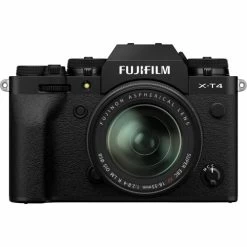 FUJIFILM X-T4 Mirrorless Camera With 18-55mm Lens (Black) - 12PC Accessory Bundle -Outdoor Camera Shop 16043586 1
