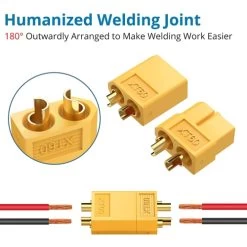 20PCS 10Pairs XT60 Male & Female Bullet Connectors Power Plugs W/ Heat Shink For RC Car/Boat/LiPo Battery 11 20PCS 10Pairs XT60 Male & Female Bullet Connectors Power Plugs W/ Heat Shink For RC Car/Boat/LiPo Battery -Outdoor Camera Shop 16090097 4