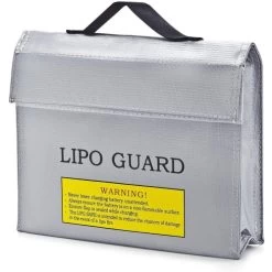 Fireproof LiPo Battery Bag Battery Safe Bag, LiPo Guard Battery Storage Bag, 240 X 64 X 180 Mm
