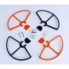 Snap On/Off Prop Guards 2X Orange & 2X Black Compatible For DJI Phantom 1 & 2 Phantom 3 Tool Free Quick -Outdoor Camera Shop 16090107