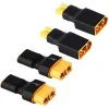 2 Pair No Wires XT30 To XT60 Plug Female Male Adapter Wireless Connector For RC FPV Drone Car Lipo NiMH