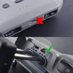 VCUTECH Lightning To USB-C 1.1 Ft/35 Cm MFI Certified For DJI Mini 2/Air 2S/Mavic Air 2/Mavic 3 Remote Controller OTG Extension Cable Cord Accessories, 90 Degree Fast Charging/Syncing. -Outdoor Camera Shop 16110894 2