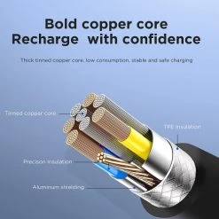 VCUTECH Lightning To USB-C 1.1 Ft/35 Cm MFI Certified For DJI Mini 2/Air 2S/Mavic Air 2/Mavic 3 Remote Controller OTG Extension Cable Cord Accessories, 90 Degree Fast Charging/Syncing. -Outdoor Camera Shop 16110894 5