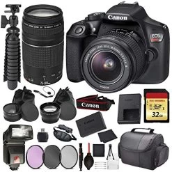 Canon® Canon EOS Rebel T6 Digital SLR Camera With EF-S 18-55mm + EF 75-300mm (Black) Essential Accessory Bundle Package Deal In 13 Canon® Canon EOS Rebel T6 Digital SLR Camera With EF-S 18-55mm + EF 75-300mm (Black) Essential Accessory Bundle Package Deal In -Outdoor Camera Shop 16149543 5