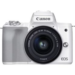 Canon® Canon EOS M50 Mark II + EF-M 15-45mm Is STM Kit White (International Model)