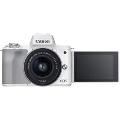 Canon® Canon EOS M50 Mark II + EF-M 15-45mm Is STM Kit White (International Model) -Outdoor Camera Shop 16149569 4