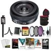 SAMSUNG 20MM F.8 PANCAKE LENS F/ NX Black - Kit With 128GB Memory Card -Outdoor Camera Shop 16160345