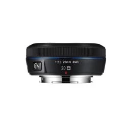 SAMSUNG 20MM F.8 PANCAKE LENS F/ NX Black - Kit With 128GB Memory Card -Outdoor Camera Shop 16160345 3