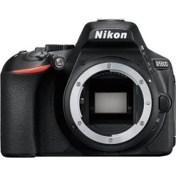 Nikon D5600 24.2MP DX-Format DSLR Digital Camera (1575) (Body Only) - (Renewed)