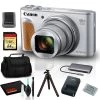 Canon® Canon PowerShot SX740 HS Digital Camera (Silver) With 64GB SD, Tripod, And More -Outdoor Camera Shop 16164999