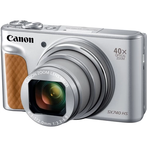 Canon® Canon PowerShot SX740 HS Digital Camera (Silver) With 64GB SD, Tripod, And More 4 Canon® Canon PowerShot SX740 HS Digital Camera (Silver) With 64GB SD, Tripod, And More - Image 2