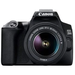 CanonĀ® Canon EOS 250D Kit (EF-S 18-55mm DC III) (Black) - Brand New