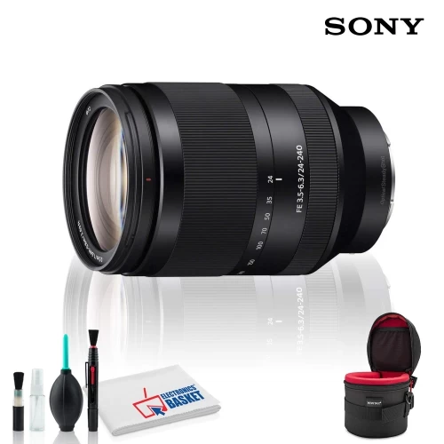 SONY SEL FE 24-240 F/3.5-6.3 OSS Lens (International Model) With Cleaning Kit And Padded Lens Case 3 SONY SEL FE 24-240 F/3.5-6.3 OSS Lens (International Model) With Cleaning Kit And Padded Lens Case