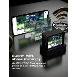 Apexcam 4K EIS 20MP WiFi Pro Action Camera 170° Wide-Angle Ultra HD Sports Camera External Mic - Open Box 8 Apexcam 4K EIS 20MP WiFi Pro Action Camera 170° Wide-Angle Ultra HD Sports Camera External Mic - Open Box -Outdoor Camera Shop 16242180 2