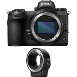 Nikon Z7 45.7MP FX-Format 4K Mirrorless Camera With FTZ Mount Adapter (Renewed)
