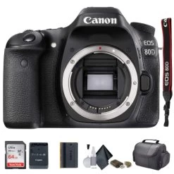 Canon® Canon EOS 80D DSLR Camera (1263C004) - Starter Bundle