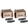 Two Andis 17230 Profoil Copper Titanium Replacement Foil Assembly Inner Cutters
