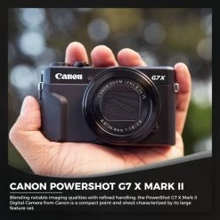 Canon® Canon PowerShot G7 X Mark II Digital Camera (Intl Model) With (2)128GB SD Cards -Outdoor Camera Shop 16378475 4