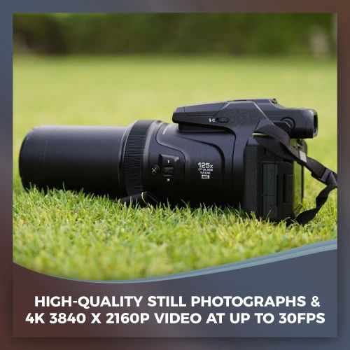 Nikon COOLPIX P1000 125x Zoom Digital Camera (26522) + 64GB SD Card + Bag (Intl) 10 Nikon COOLPIX P1000 125x Zoom Digital Camera (26522) + 64GB SD Card + Bag (Intl) - Image 8