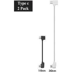 STARTRC Durable Micro USB To Type C USB Cable For DJI Mavic Mini/ Mavic 2 Pro/Zoom/Mavic Air/Mavic Pro/Platinum/Spark Data Cable 2Pack