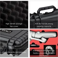 Tomat OM 5 Hard Case,Waterproof Travel Carrying Case For DJI OM 5 Smartphone Gimbal Stabilizer Accessories,OM Magnetic Phone Clamp 2,Fill Light -Outdoor Camera Shop 16455600 4