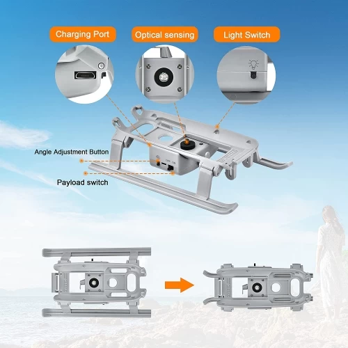 STARTRC Mavic Air 2S Dropping System With Landing Gear ,Long Distance Payload Airdrop Release Drop Device Kit For DJI Air 2S/Mavic Air 2 Drone 8 STARTRC Mavic Air 2S Dropping System With Landing Gear ,Long Distance Payload Airdrop Release Drop Device Kit For DJI Air 2S/Mavic Air 2 Drone - Image 6
