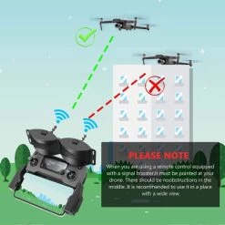 TOMAT (2-in-1) Foldable Mirror Signal Booster + (5.8Ghz) Yagi Antenna Amplifier Range Extender For DJI Mavic Mini/Mavic 2/PRO/Spark/Mavic Air Drone Remote Controller -Outdoor Camera Shop 16455604 4