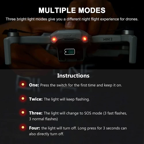 STARTRC Mavic Mini 2 Night Flight Light Headlight For DJI Mini 2 / Mavic Mini Drone 5 STARTRC Mavic Mini 2 Night Flight Light Headlight For DJI Mini 2 / Mavic Mini Drone - Image 3