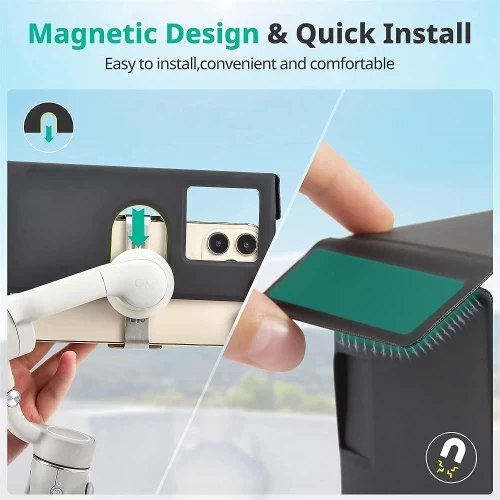 STARTRC OM 5 Sun Hood Sunshade For DJI OM 5/OM 4 SE/Osmo Mobile 4 Smartphone Gimbal Stabilizer Accessories 8 STARTRC OM 5 Sun Hood Sunshade For DJI OM 5/OM 4 SE/Osmo Mobile 4 Smartphone Gimbal Stabilizer Accessories - Image 6