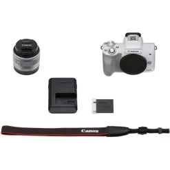 Canon® Canon EOS M50 Mark II Mirrorless Camera W/ 15-45mm Lens + 64GB Card Pro Bundle -Outdoor Camera Shop 16501838 7