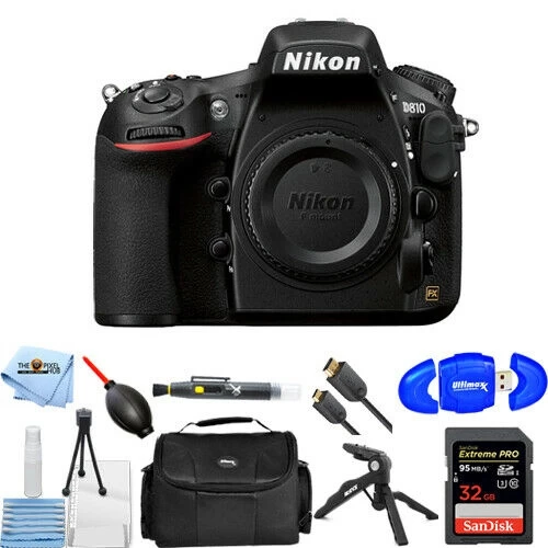 Nikon D810 45.7MP DSLR Camera (Body Only) 1542 - 10PC Accessory Bundle 3 Nikon D810 45.7MP DSLR Camera (Body Only) 1542 - 10PC Accessory Bundle