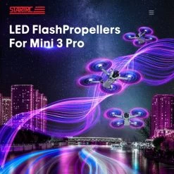 STARTRC Rechargeable LED Flash Propeller Quick-Release Flash Low-Noise For DJI Mini 3 Pro Drone (2-Pairs) 16 STARTRC Rechargeable LED Flash Propeller Quick-Release Flash Low-Noise For DJI Mini 3 Pro Drone (2-Pairs) -Outdoor Camera Shop 16563431 4